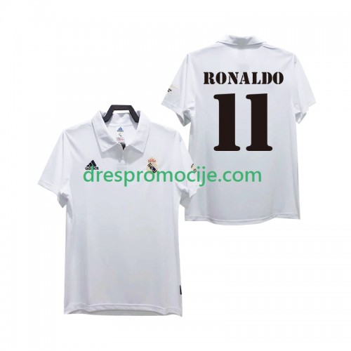 Real Madrid RONALDO 11 2003 Dres Retro Domaći 2002 Kratkih Rukava Real Madrid RONALDO 11 2003 Dres Retro Domaći 2002 Kratkih Rukava